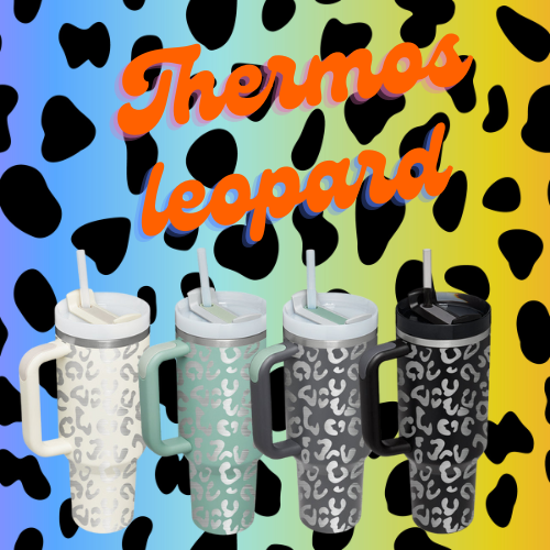 Tasse thermos leopard